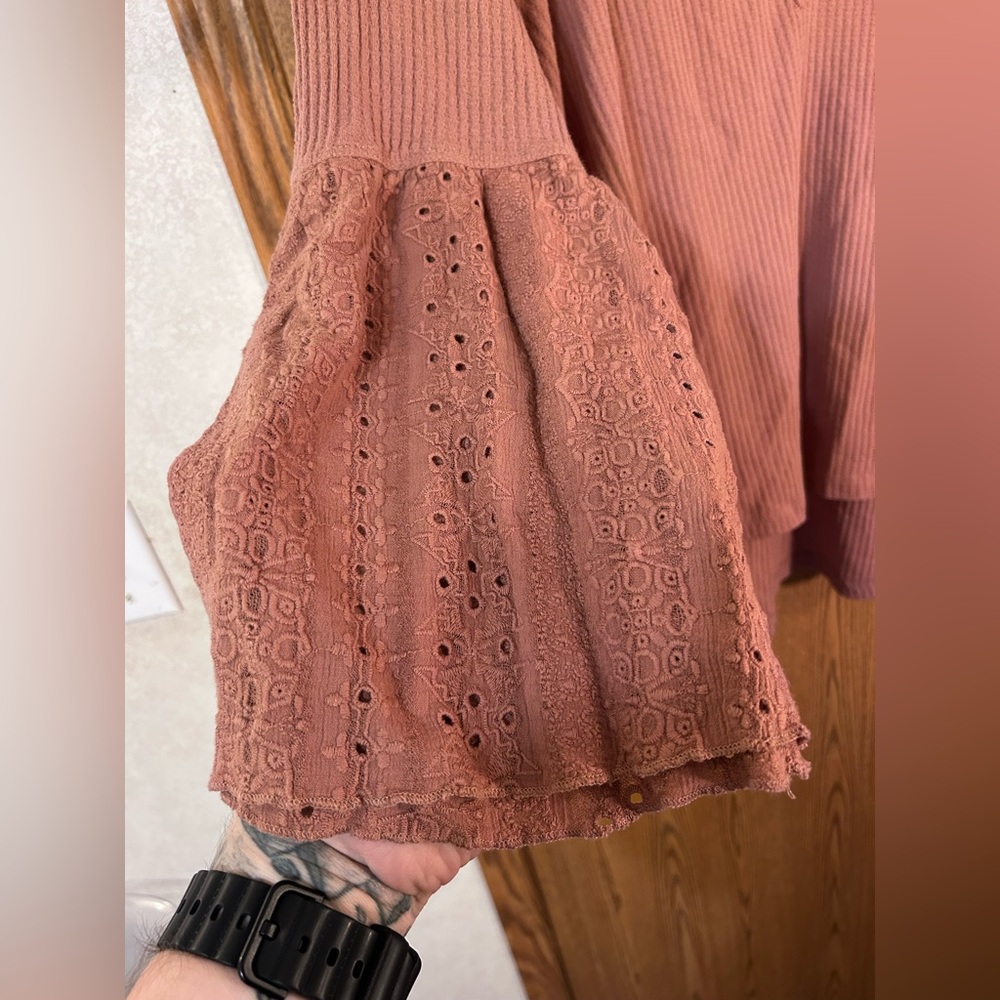 Free People Parisian Nights Bell Sleeve Top - Picture 4 of 5